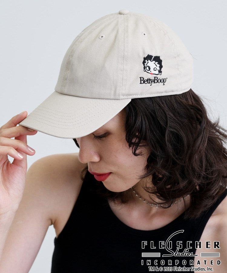 ギャレスト GALLEST 【Betty Boop(TM)】刺繍入りキャップ （グレージュ(050)） グレージュ(050)