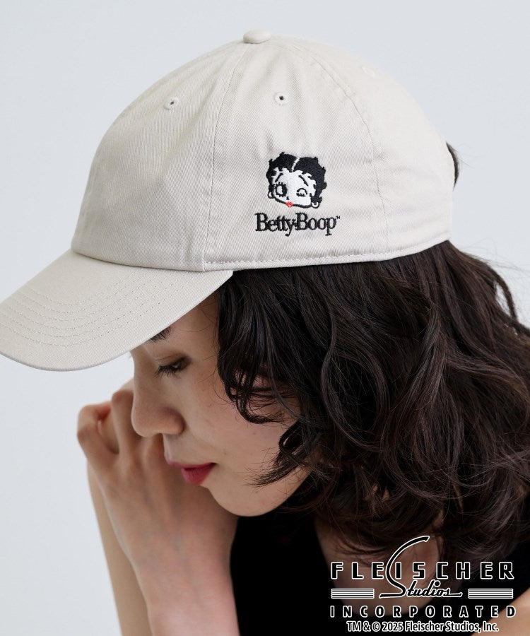 ギャレスト GALLEST 【Betty Boop(TM)】刺繍入りキャップ （グレージュ(050)） グレージュ(050)