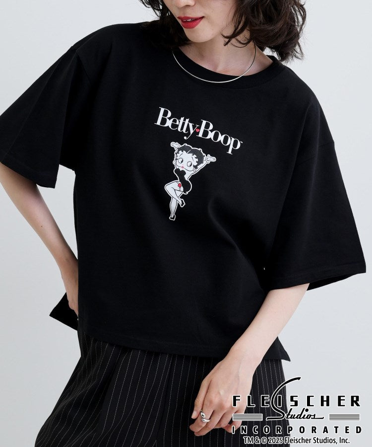 ギャレスト GALLEST 【Betty Boop(TM)】センタープリントワイドTシャツ （ホワイト(001)） ホワイト(001)