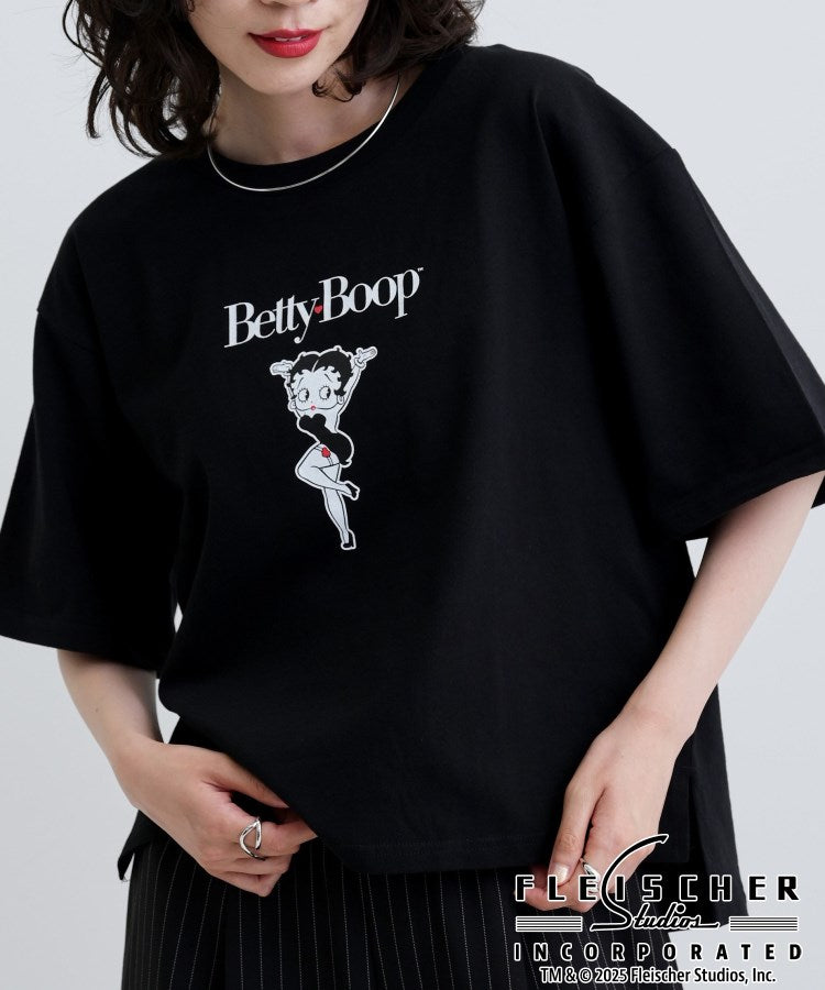 ギャレスト GALLEST 【Betty Boop(TM)】センタープリントワイドTシャツ （ホワイト(001)） ホワイト(001)