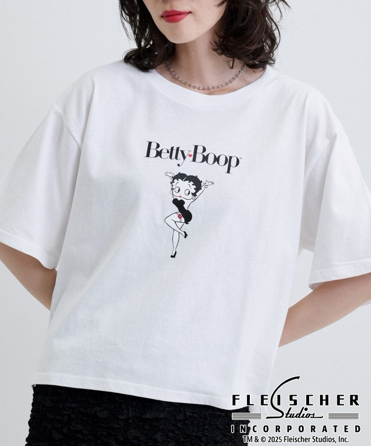 ギャレスト GALLEST 【Betty Boop(TM)】センタープリントワイドTシャツ （ホワイト(001)） ホワイト(001)