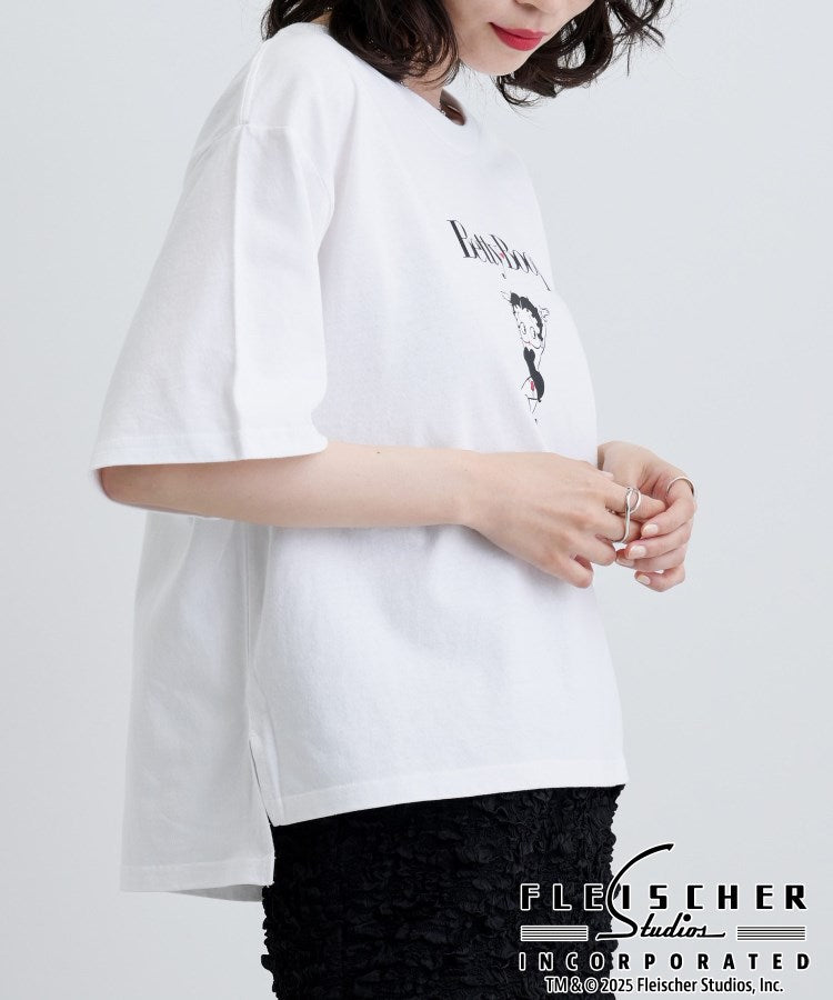 ギャレスト GALLEST 【Betty Boop(TM)】センタープリントワイドTシャツ （ホワイト(001)） ホワイト(001)