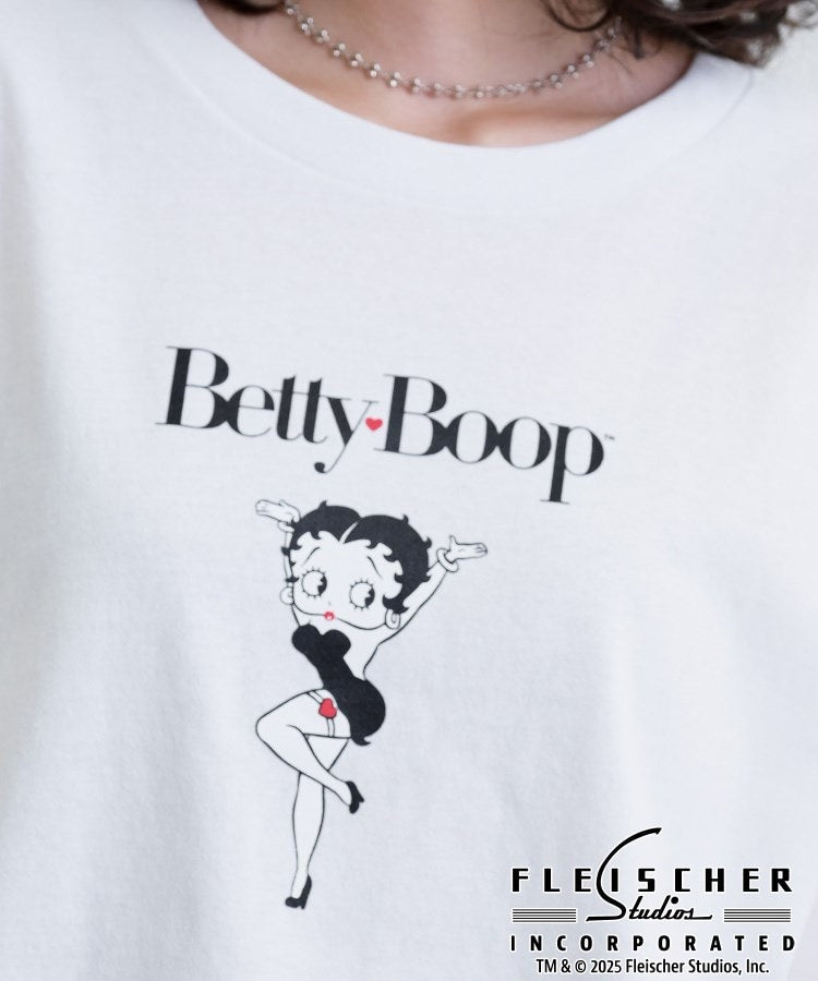 ギャレスト GALLEST 【Betty Boop(TM)】センタープリントワイドTシャツ （ホワイト(001)） ホワイト(001)