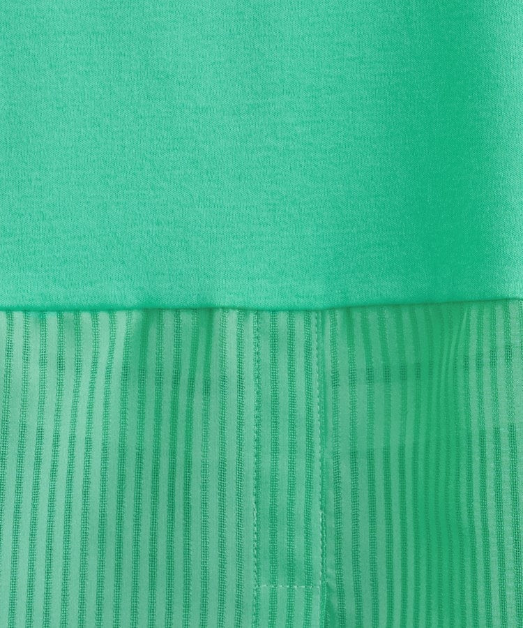 インディヴィ INDIVI 【コットン】シャツ切り替えカットソー （オフホワイト(503)） オフホワイト(503)