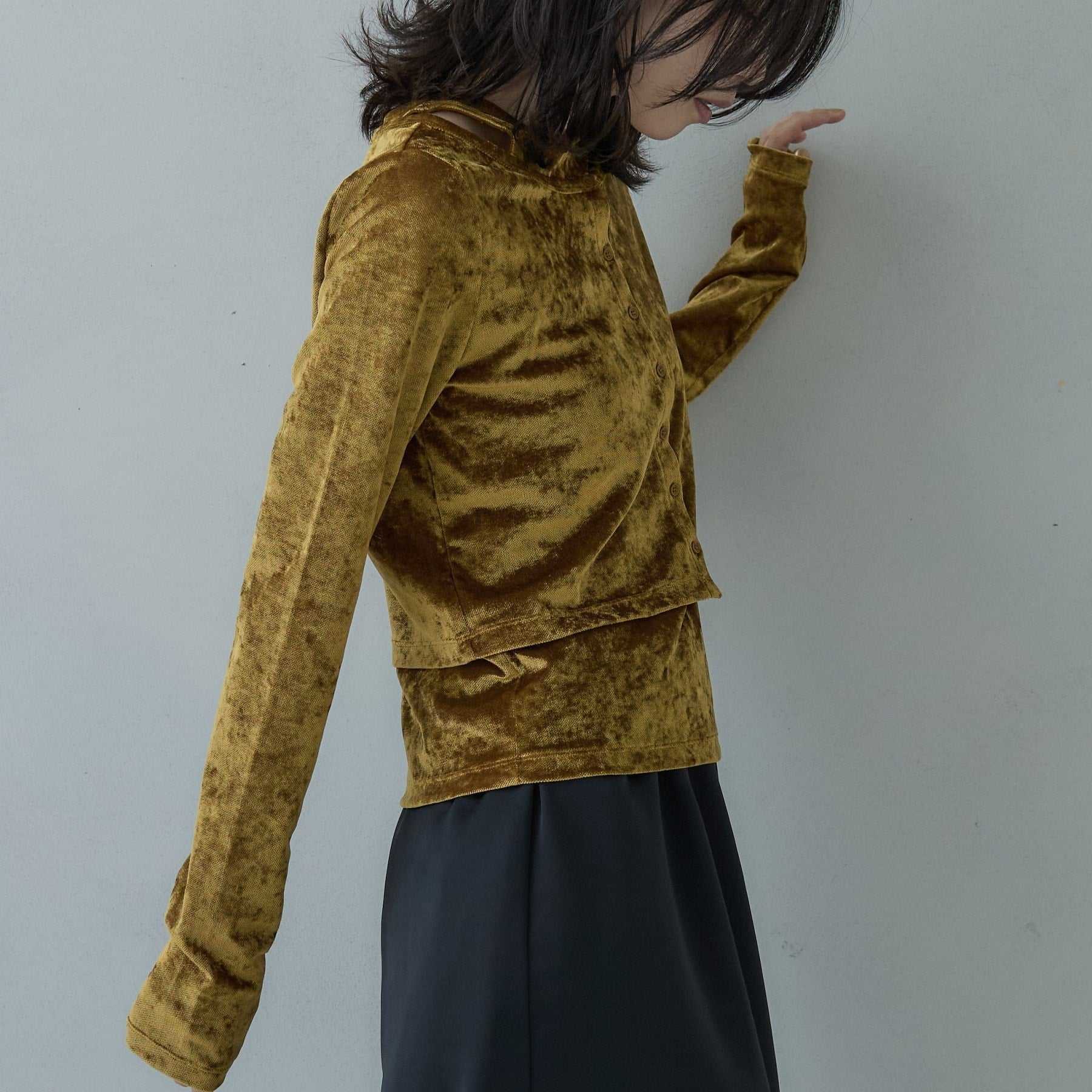 ギャレスト GALLEST チュールベロアアンサンブル （チャコールグレー(013)） チャコールグレー(013)