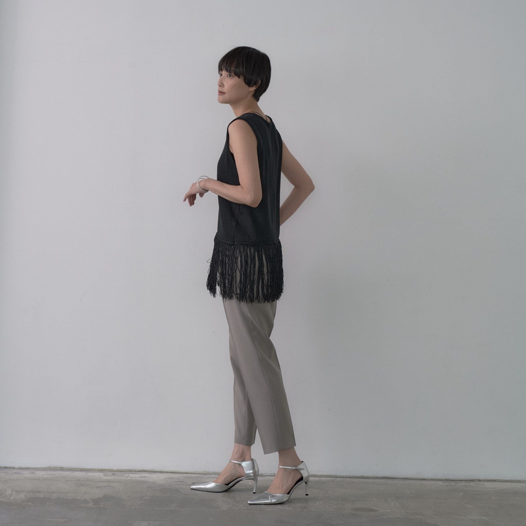ギャレスト GALLEST 【セットアップ対応】イージーテーパードパンツ【カセット服／オケージョン／通勤】 （ブラック(019)） ブラック(019)