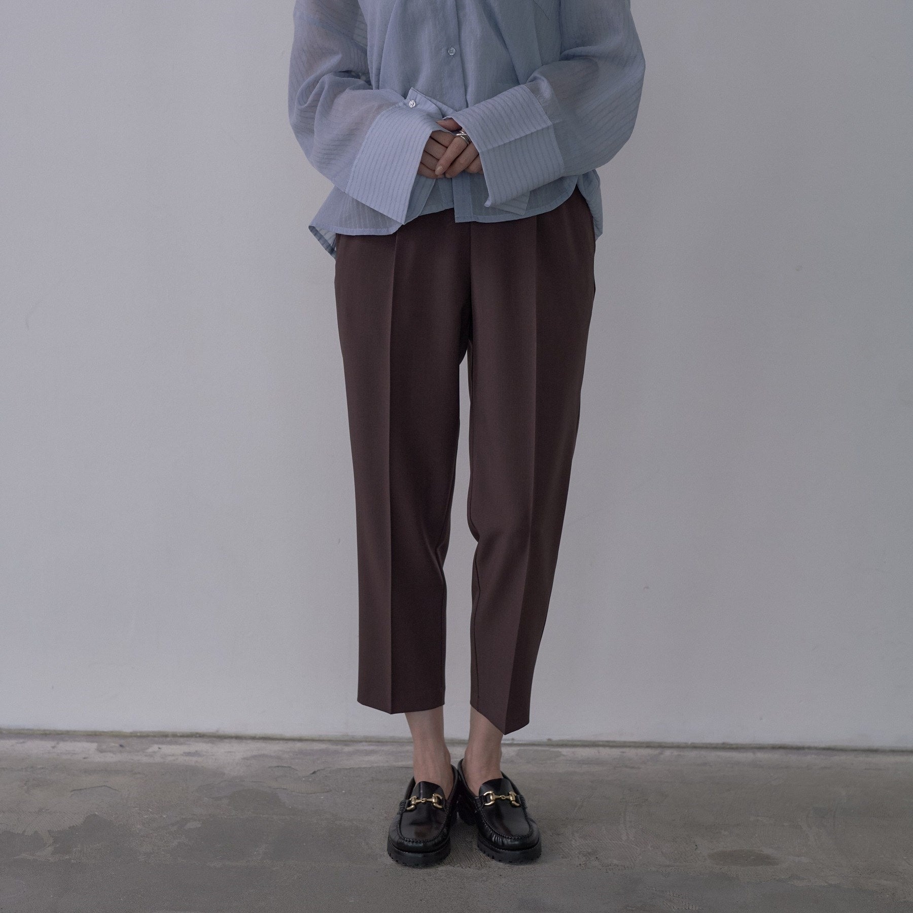 ギャレスト GALLEST 【セットアップ対応】イージーテーパードパンツ【カセット服／オケージョン／通勤】 （ブラック(019)） ブラック(019)