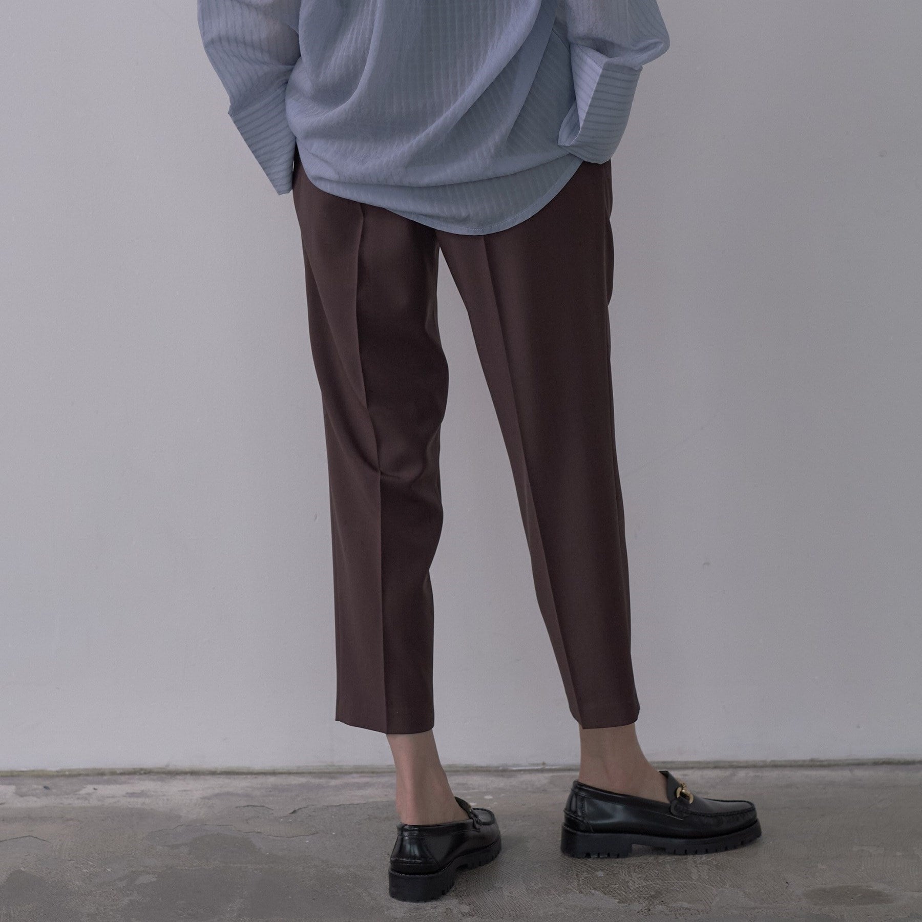 ギャレスト GALLEST 【セットアップ対応】イージーテーパードパンツ【カセット服／オケージョン／通勤】 （ブラック(019)） ブラック(019)
