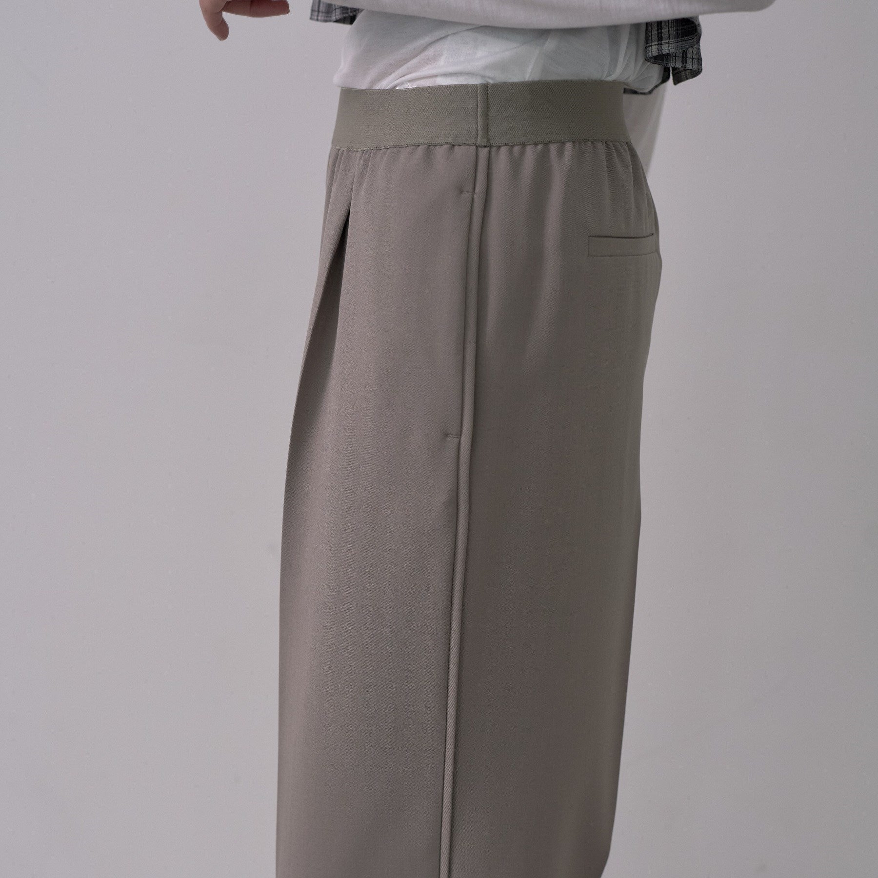 ギャレスト GALLEST 【セットアップ対応】イージーストレートワイドパンツ【カセット服／オケージョン／通勤】 （ブラック(019)） ブラック(019)