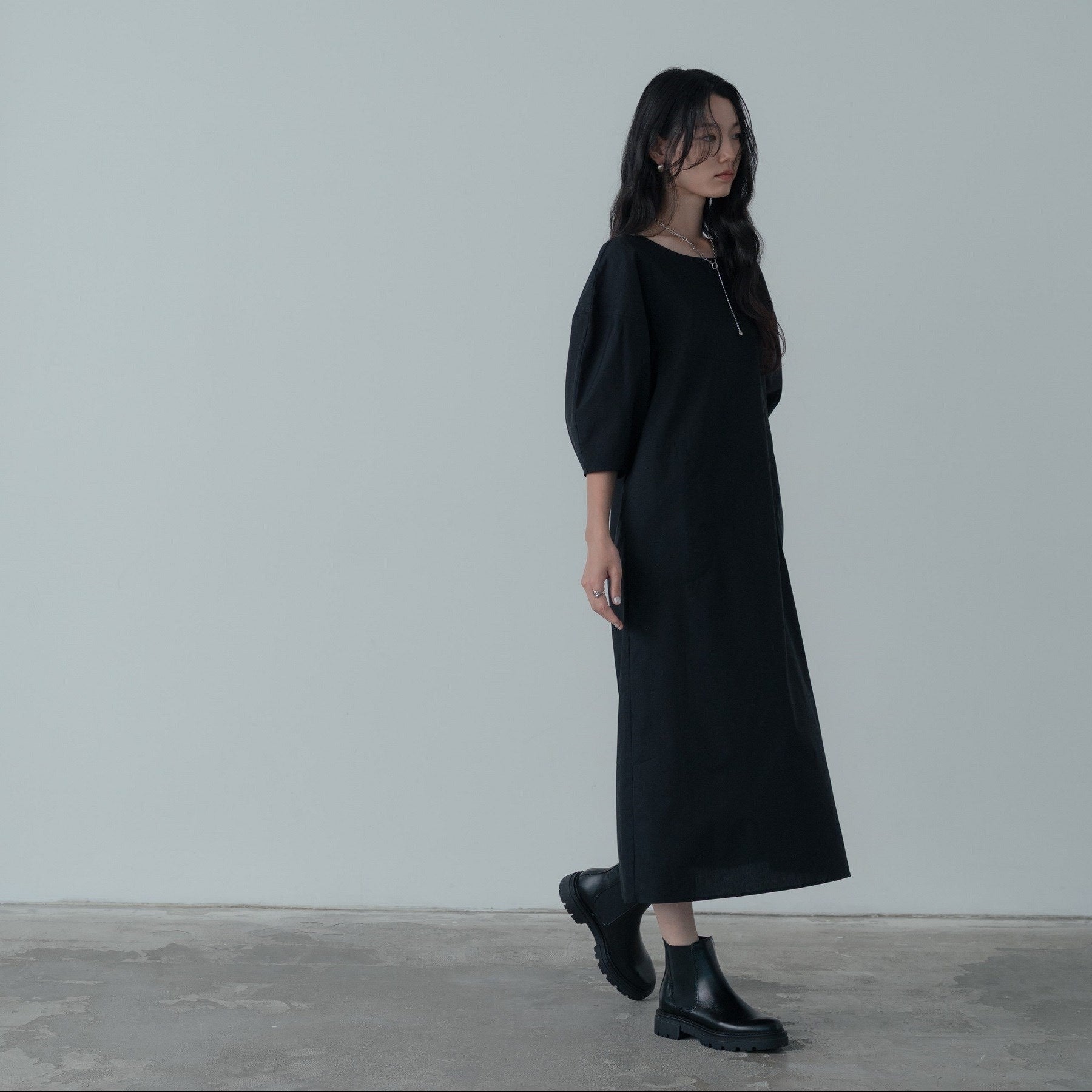 ギャレスト GALLEST フォルムスリーブワンピース （グレー(012)） グレー(012)