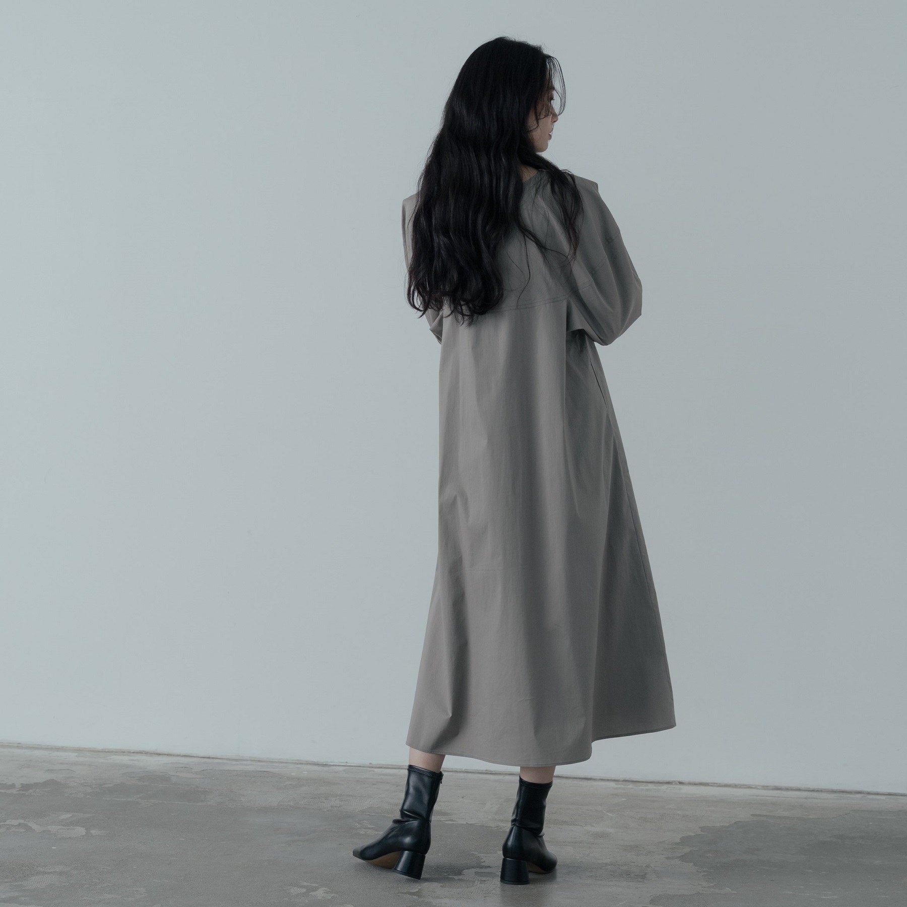 ギャレスト GALLEST フォルムスリーブワンピース （グレー(012)） グレー(012)