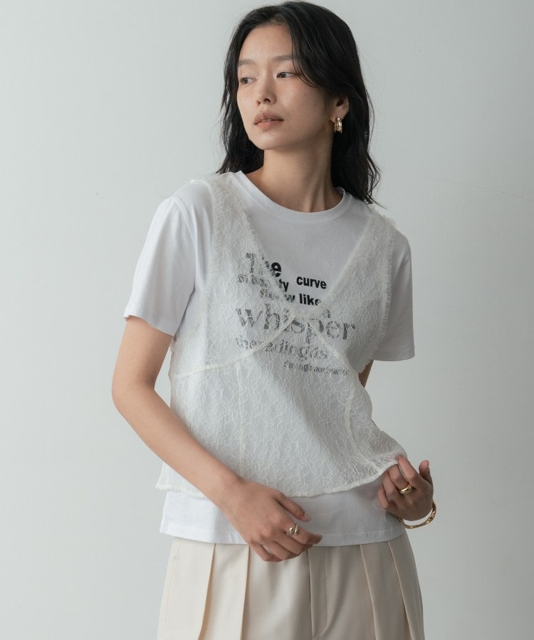 ギャレスト GALLEST メッセージプリントクルーネックTシャツ （ブラック(019)） ブラック(019)