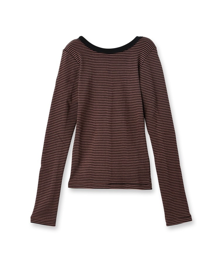 ギャレスト GALLEST 【beautiful people】Miller doubleーfront long Tーshirt （ブラウン(344)） ブラウン(344)