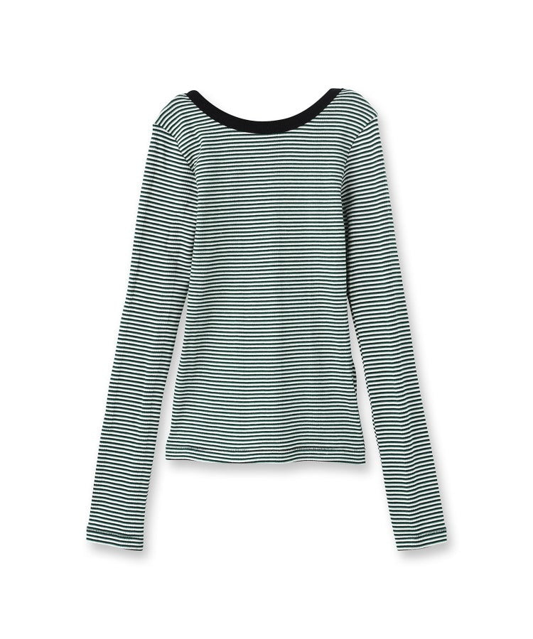 ギャレスト GALLEST 【beautiful people】Miller doubleーfront long Tーshirt （グリーン(322)） グリーン(322)