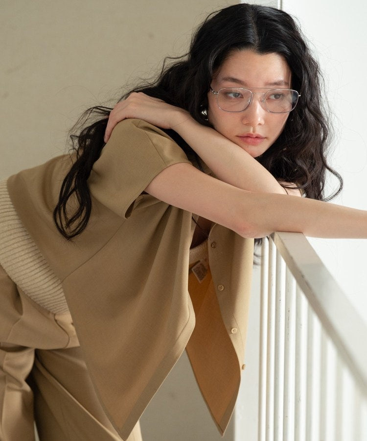 ギャレスト GALLEST Comfy SET UP｜フレアスリーブブラウス【セットアップ対応／通勤／カセット服】 （ブルー(091)） ブルー(091)