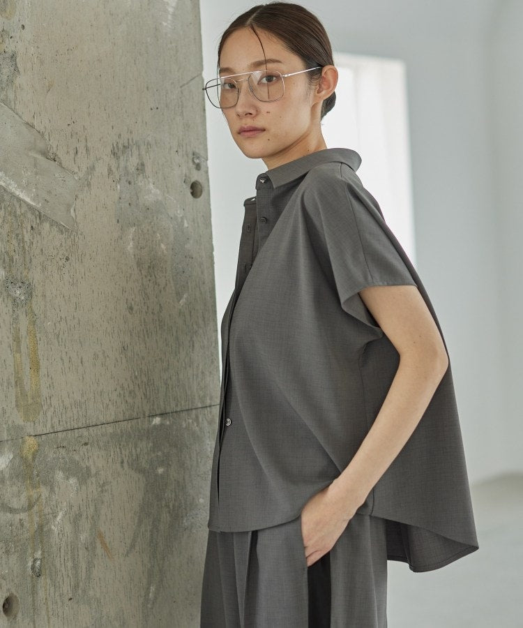 ギャレスト GALLEST Comfy SET UP｜フレアスリーブブラウス【セットアップ対応／通勤／カセット服】 （ブルー(091)） ブルー(091)