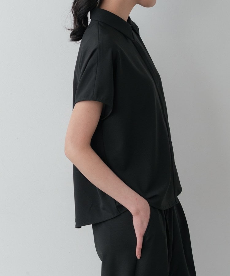 ギャレスト GALLEST Comfy SET UP｜フレアスリーブブラウス【セットアップ対応／通勤／カセット服】 （ブルー(091)） ブルー(091)