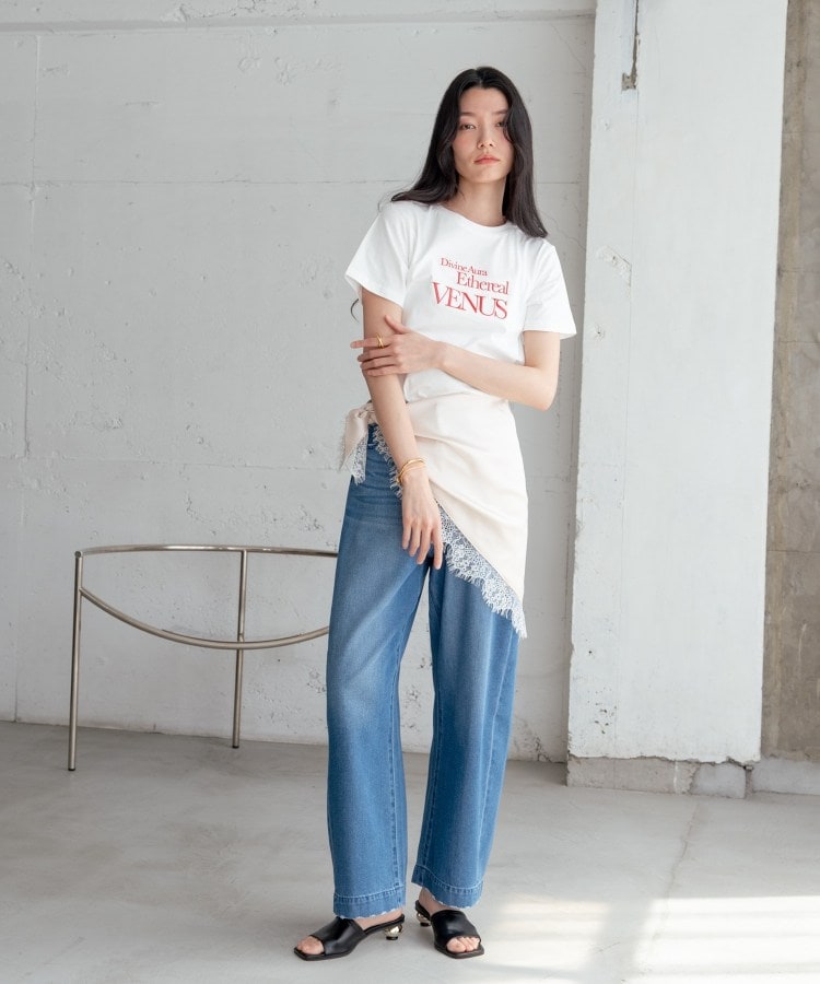 ギャレスト GALLEST タイポグラフィTシャツ （ホワイト(501)） ホワイト(501)