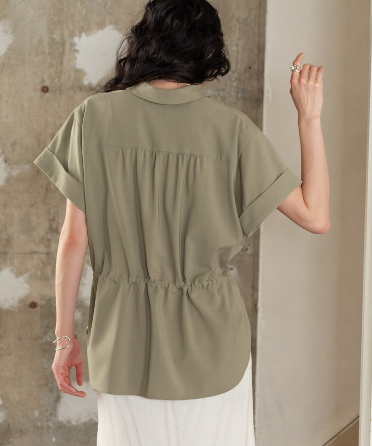 ギャレスト GALLEST Comfy SET UP｜サファリシャツ【セットアップ対応／通勤／カセット服／接触冷感／UVカット】 （チャコールグレー(613)） チャコールグレー(613)