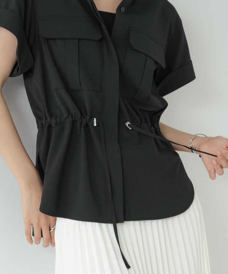ギャレスト GALLEST Comfy SET UP｜サファリシャツ【セットアップ対応／通勤／カセット服／接触冷感／UVカット】 （チャコールグレー(613)） チャコールグレー(613)