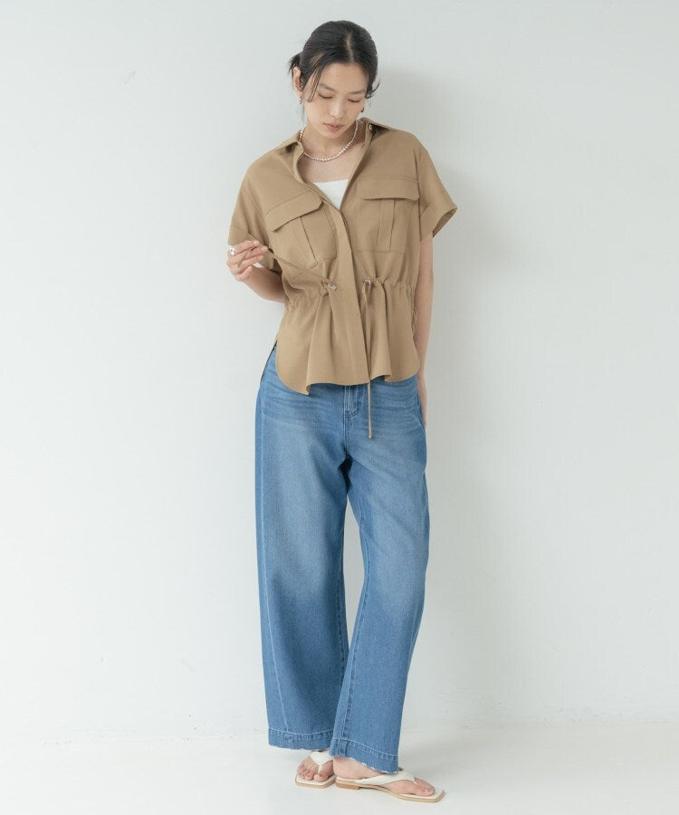 ギャレスト GALLEST Comfy SET UP｜サファリシャツ【セットアップ対応／通勤／カセット服／接触冷感／UVカット】 （チャコールグレー(613)） チャコールグレー(613)