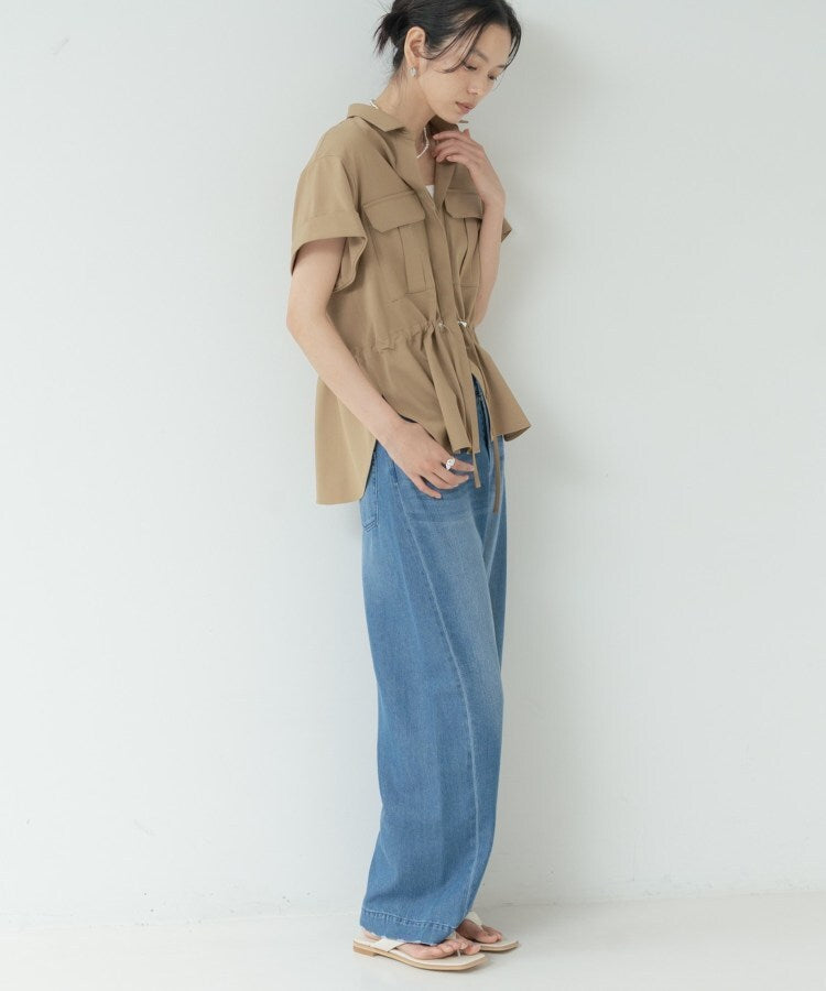 ギャレスト GALLEST Comfy SET UP｜サファリシャツ【セットアップ対応／通勤／カセット服／接触冷感／UVカット】 （チャコールグレー(613)） チャコールグレー(613)
