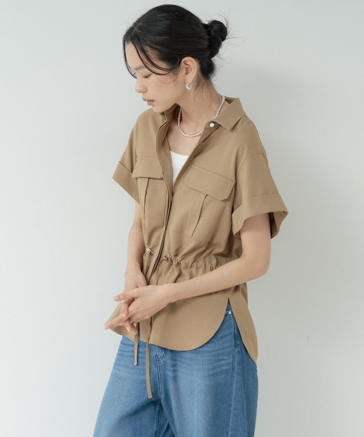 ギャレスト GALLEST Comfy SET UP｜サファリシャツ【セットアップ対応／通勤／カセット服／接触冷感／UVカット】 （チャコールグレー(613)） チャコールグレー(613)