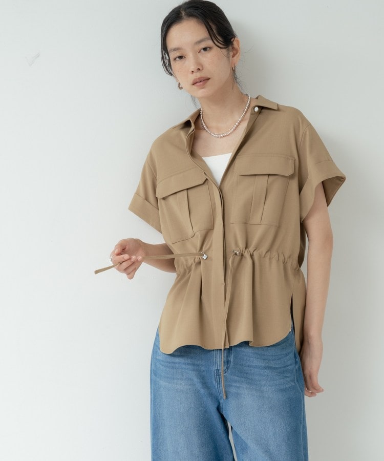 ギャレスト GALLEST Comfy SET UP｜サファリシャツ【セットアップ対応／通勤／カセット服／接触冷感／UVカット】 （チャコールグレー(613)） チャコールグレー(613)