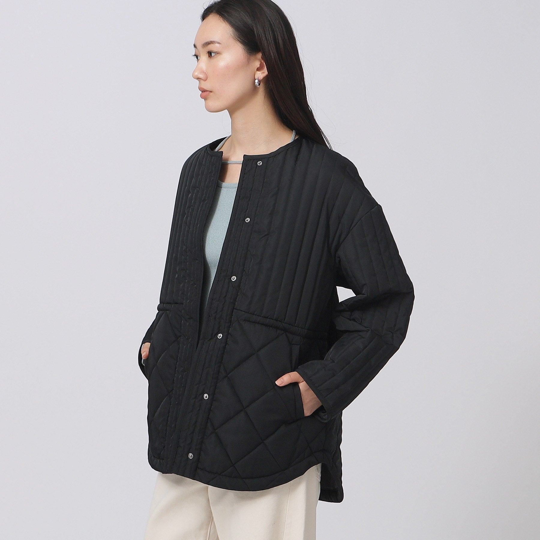 ギャレスト GALLEST キルティングMIXブルゾン