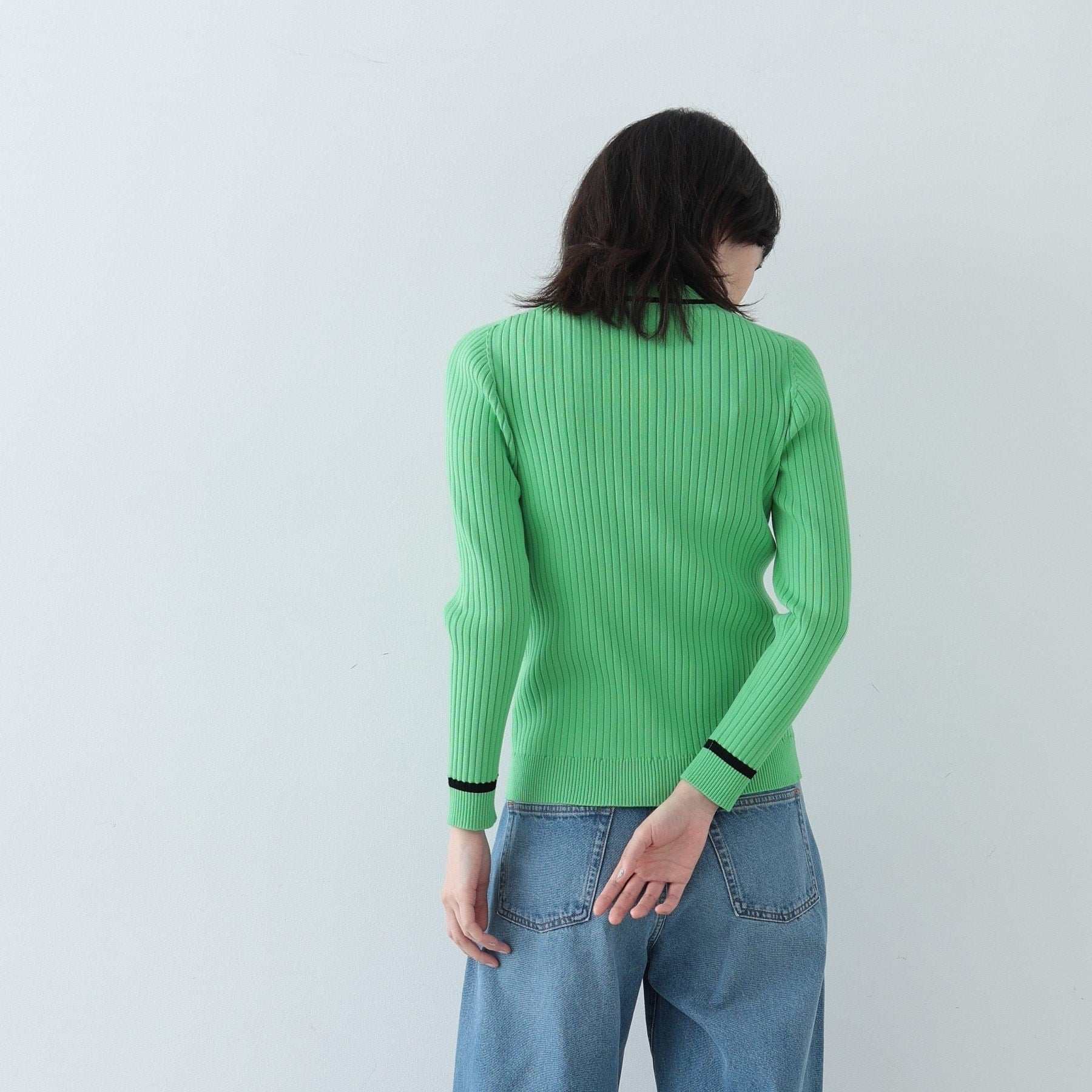 GALLEST 【LACOSTE】 Rib Cardigan