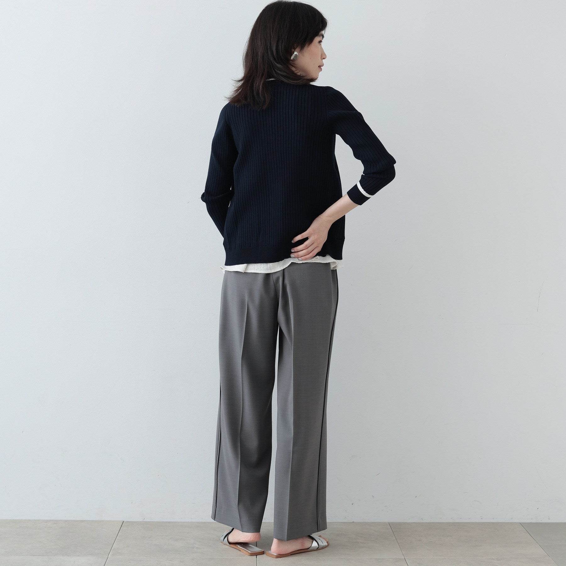 GALLEST 【LACOSTE】 Rib Cardigan