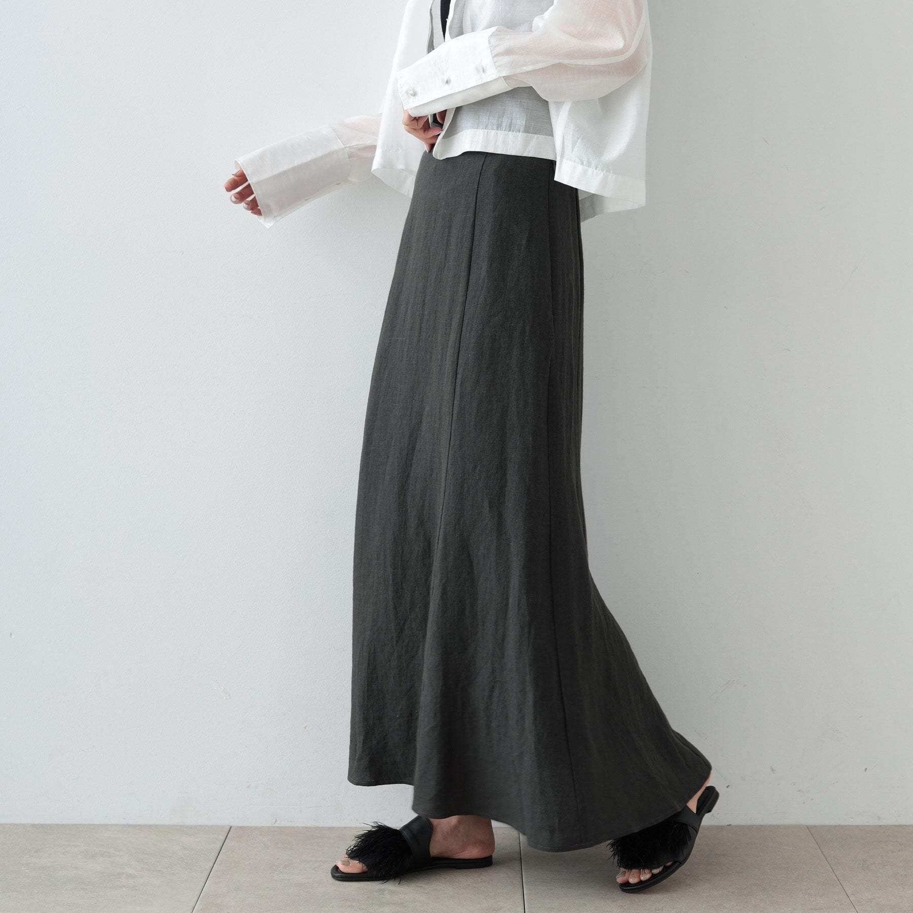 GALLEST Linen Maxi Skirt