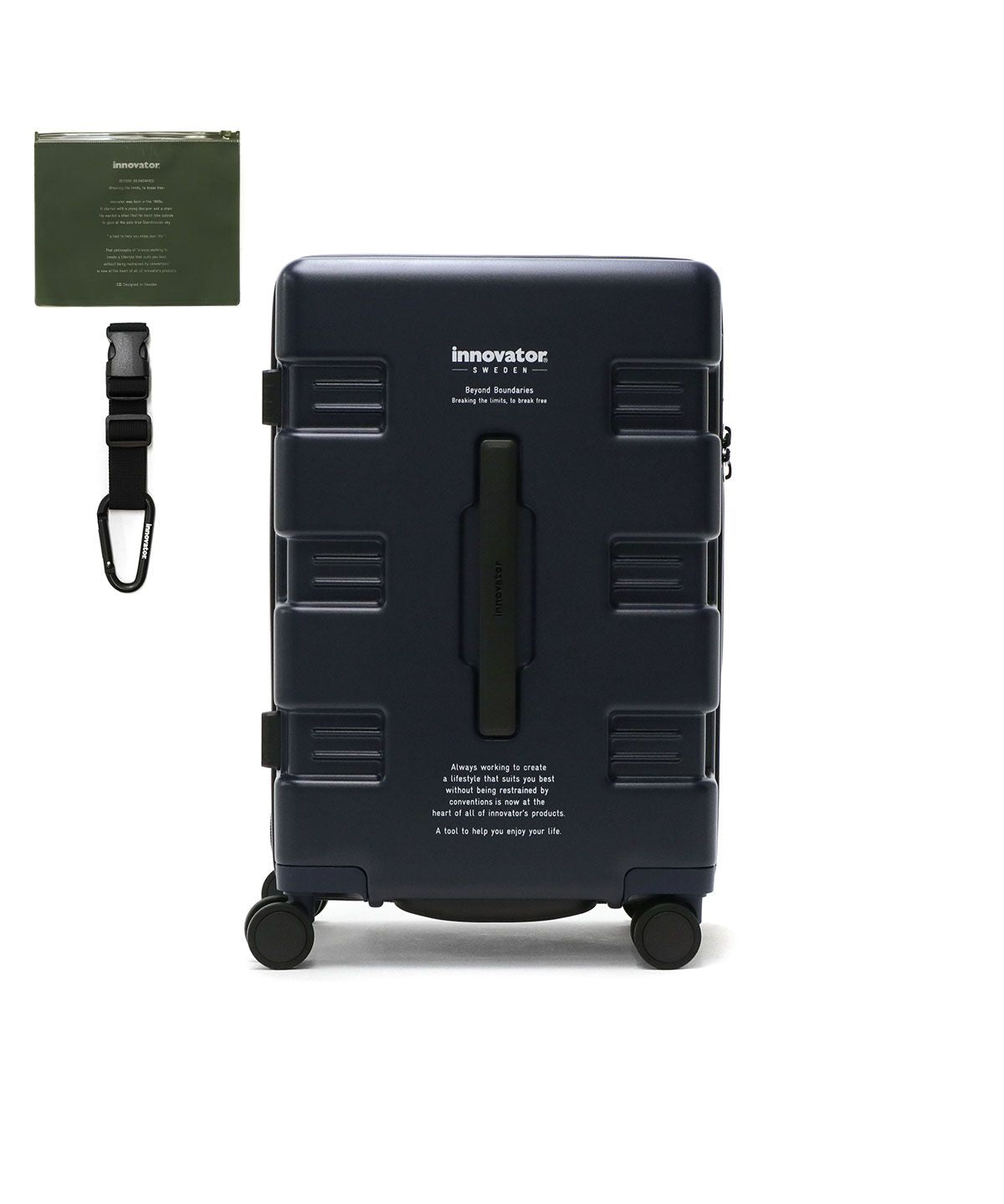イノベーター innovator 【日本正規品】 イノベーター スーツケース innovator CARRY WAGON 39L Cabin キャリーワゴン Sサイズ 機内持ち込み IW33 （ネイビー） ネイビー