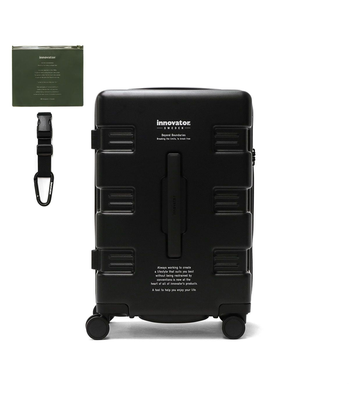 イノベーター innovator 【日本正規品】 イノベーター スーツケース innovator CARRY WAGON 39L Cabin キャリーワゴン Sサイズ 機内持ち込み IW33 （ブラック） ブラック