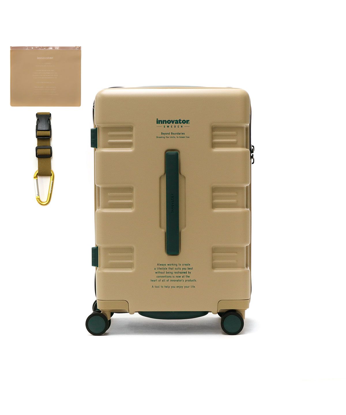 イノベーター innovator 【日本正規品】 イノベーター スーツケース innovator CARRY WAGON 39L Cabin キャリーワゴン Sサイズ 機内持ち込み IW33 （ベージュ） ベージュ