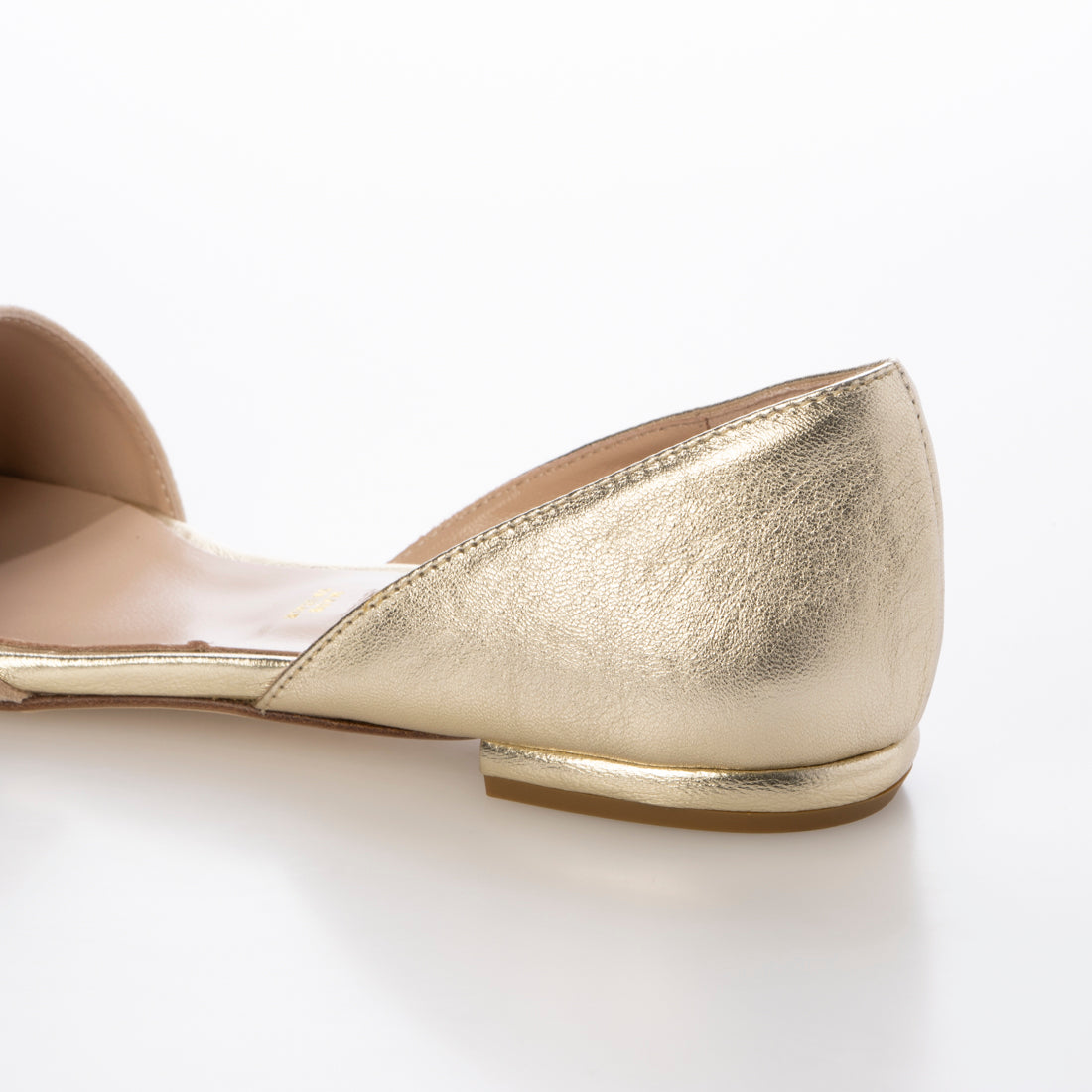 インターショシュール INTER-CHAUSSURES 異素材コンビオープントウパンプス （ベージュコンビ） ベージュコンビ