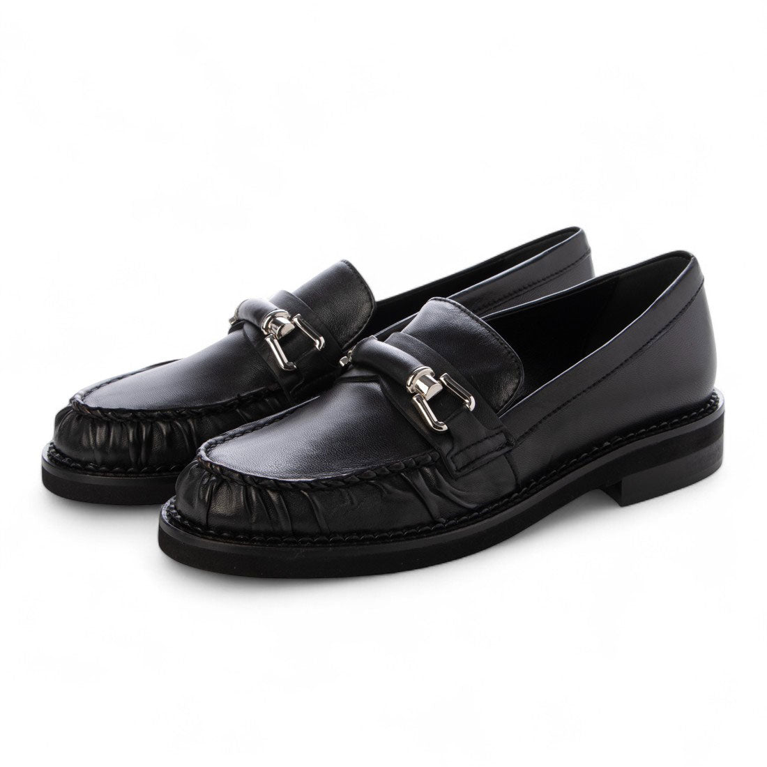 インターショシュール INTER-CHAUSSURES ラウンドトウベーシックローファー （ブラック） ブラック