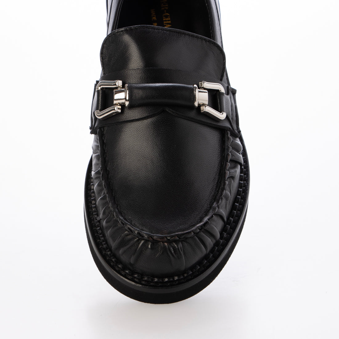 インターショシュール INTER-CHAUSSURES ラウンドトウベーシックローファー （ブラック） ブラック