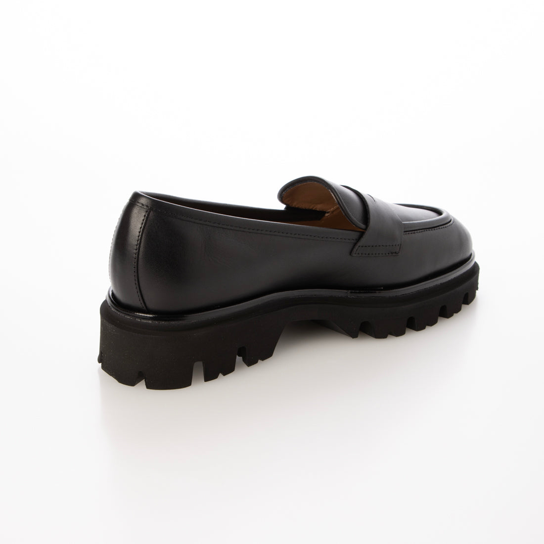 インターショシュール INTER-CHAUSSURES ライトタンクソールローファー （ブラック） ブラック
