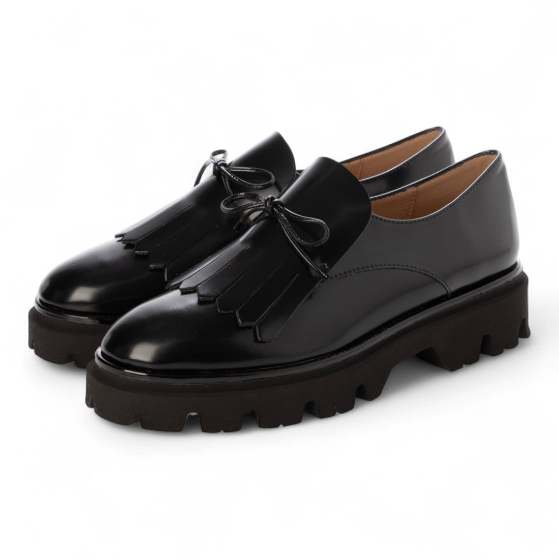 インターショシュール INTER-CHAUSSURES ライトタンクソールキルトシューズ （ブラック） ブラック