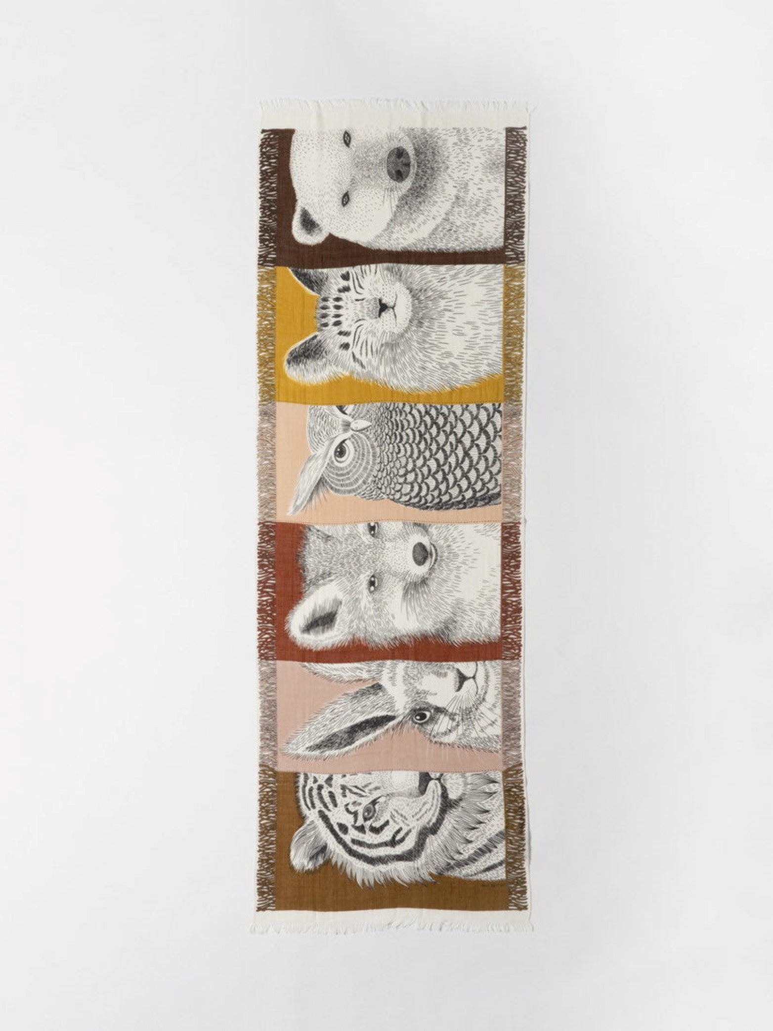 【正規取扱店】イヌイエディションズ INOUI EDITIONS ET20FRE_SCARF 70 FRERES （NATURAL） NATURAL