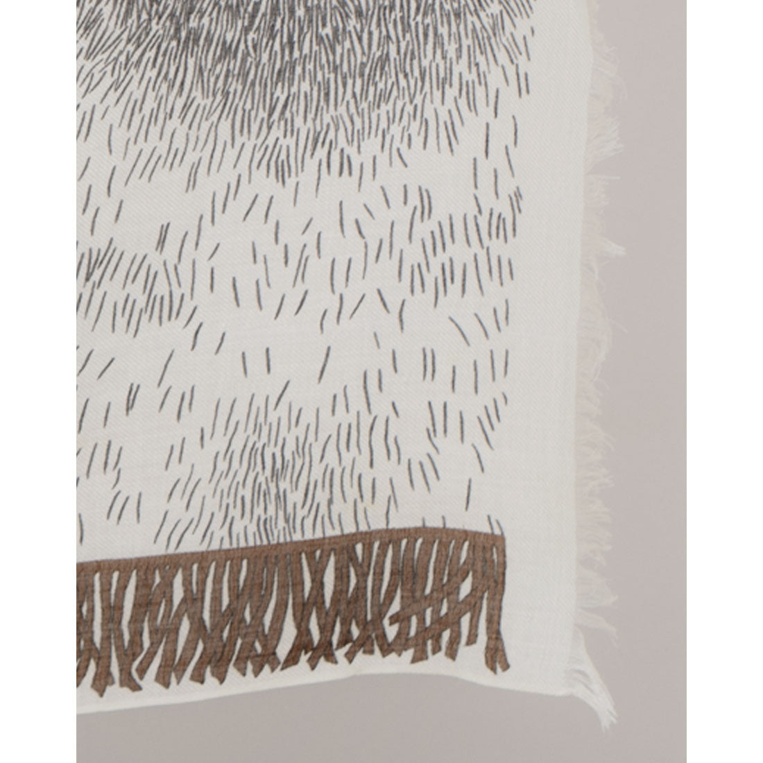 【正規取扱店】イヌイエディションズ INOUI EDITIONS ET20FRE_SCARF 70 FRERES （NATURAL） NATURAL