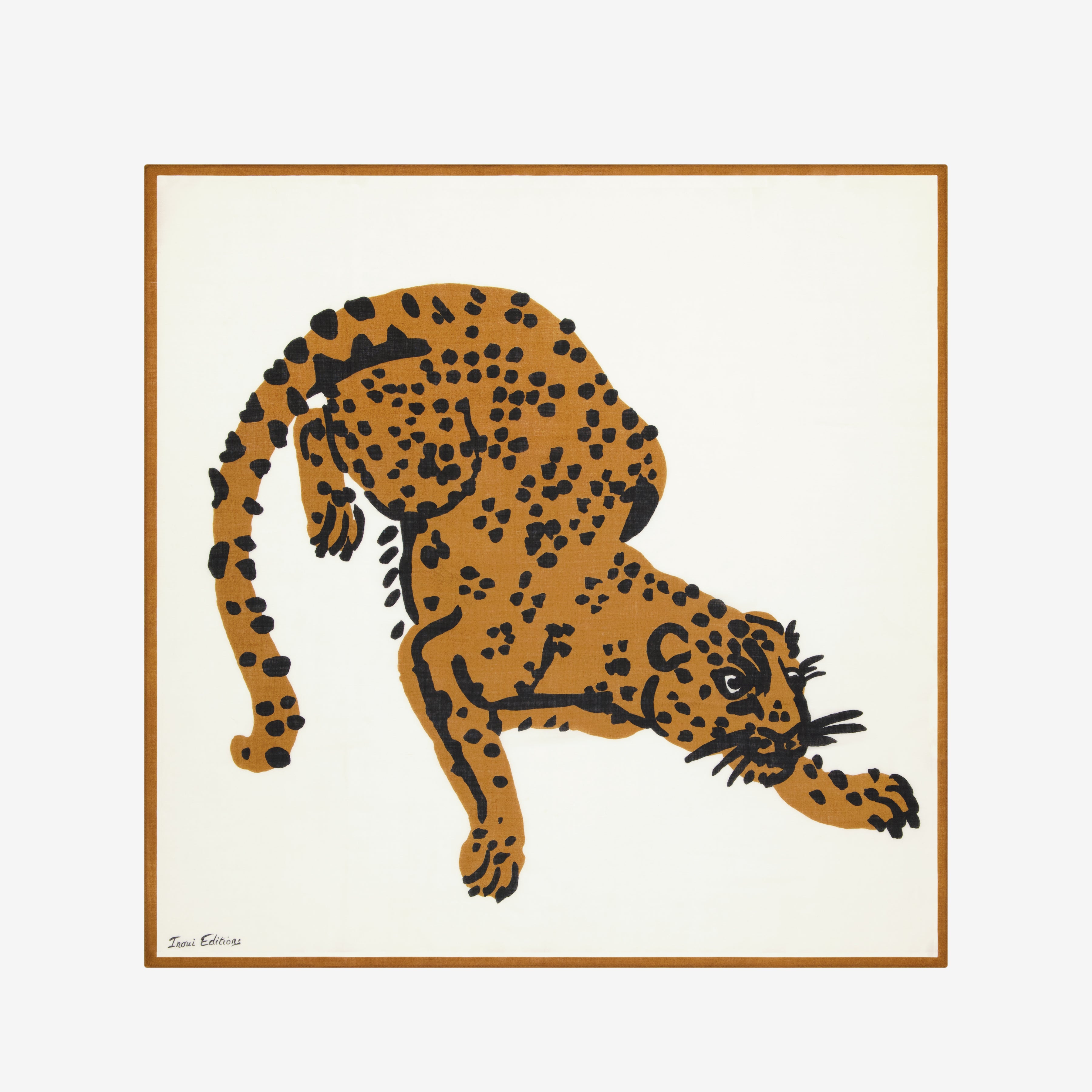 イヌイエディションズ INOUI EDITIONS 【正規取扱店】SQUARE 100 FELINE 02908 （Blanc / White） Blanc / White