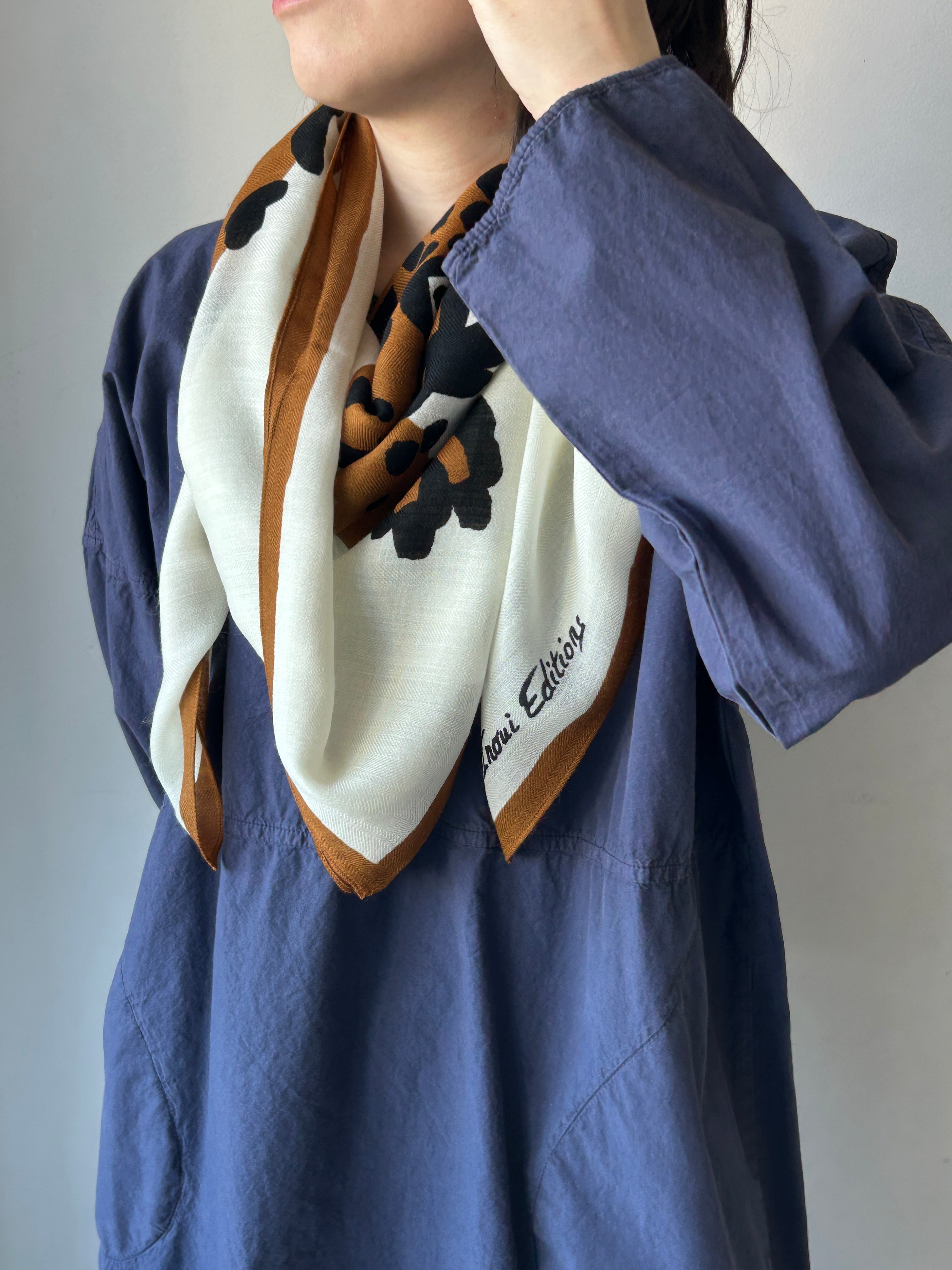 イヌイエディションズ INOUI EDITIONS 【正規取扱店】SQUARE 100 FELINE 02908 （Blanc / White） Blanc / White