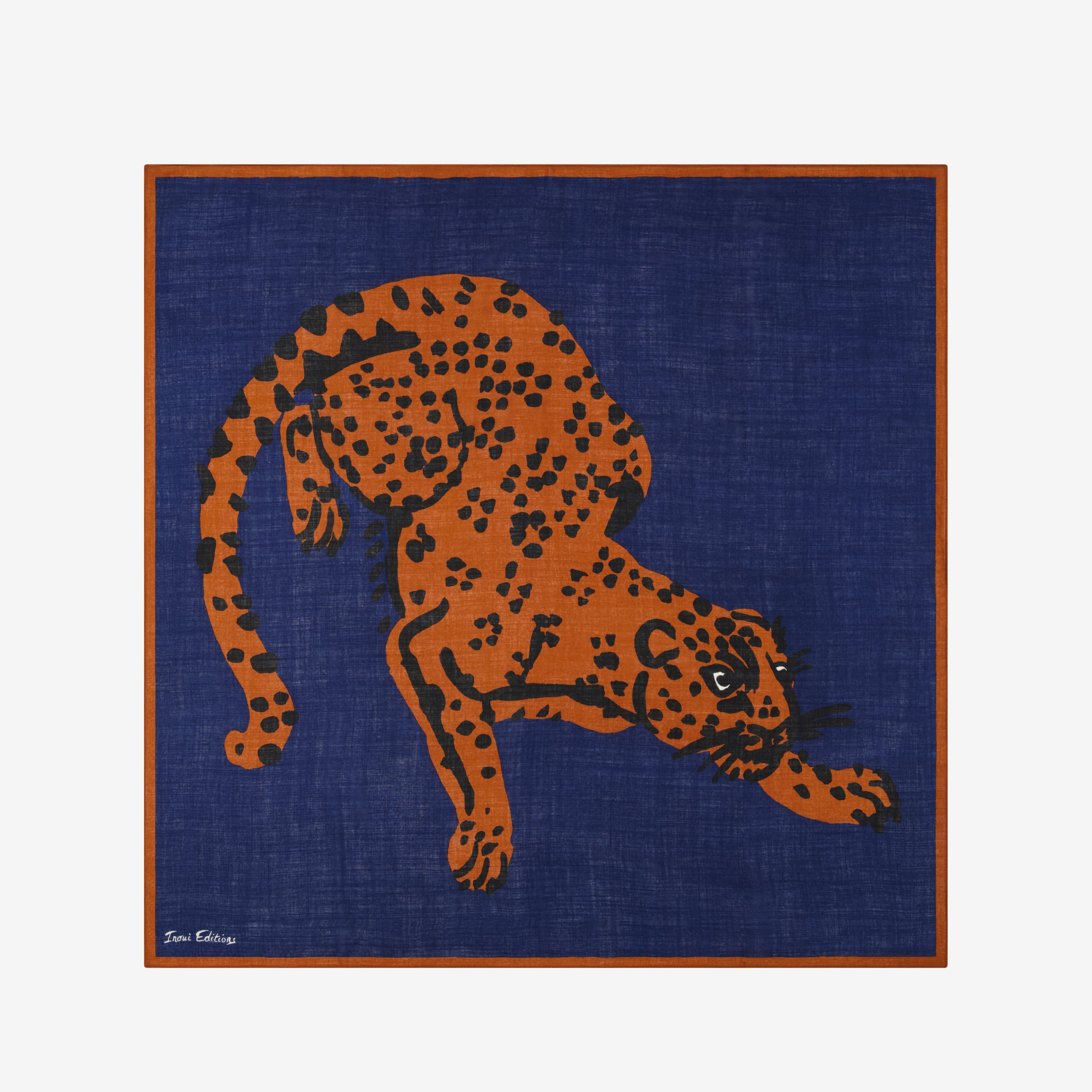 イヌイエディションズ INOUI EDITIONS 【正規取扱店】SQUARE 100 FELINE 02908 （Bleu / Blue） Bleu / Blue