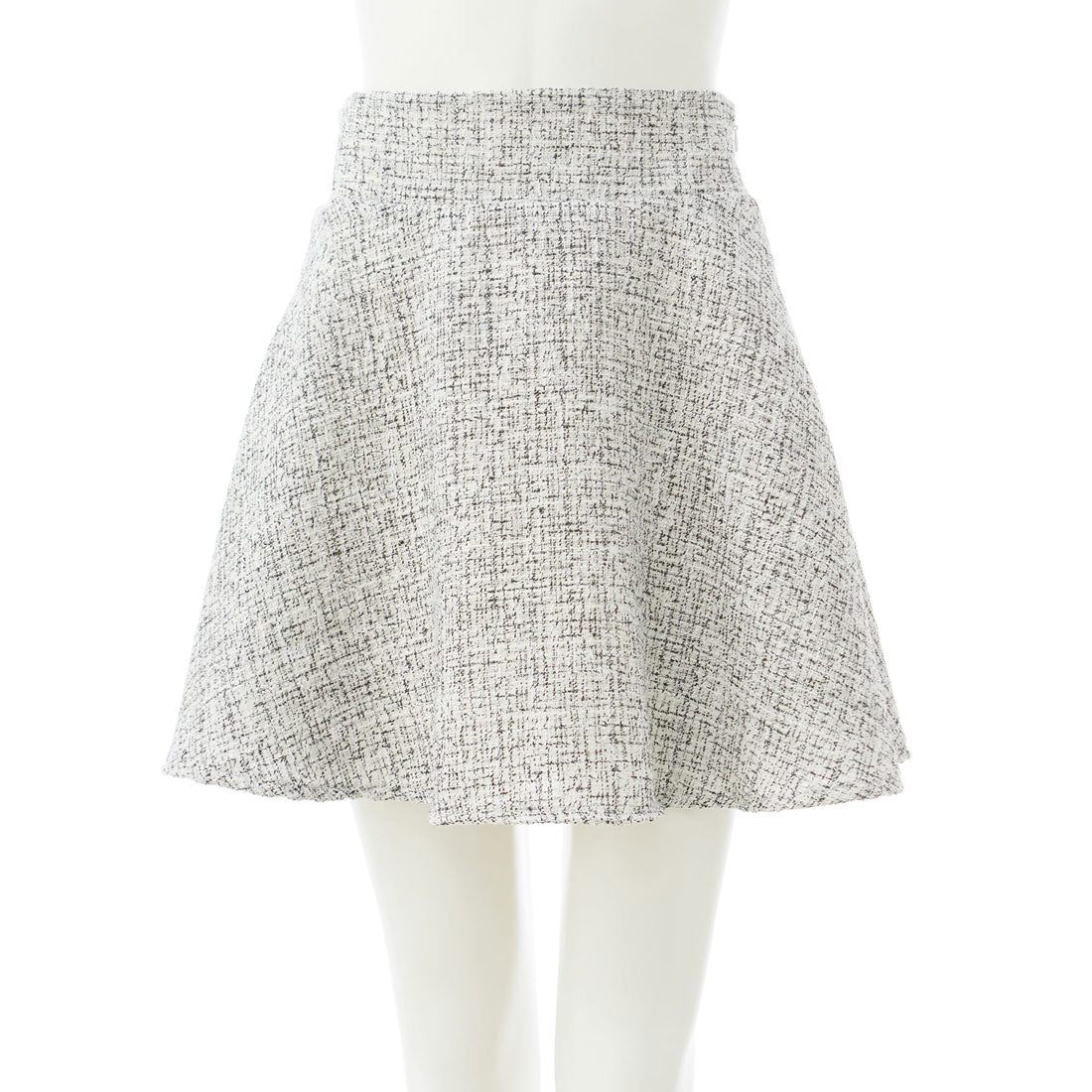 INGNI INGNI Back Lace UP Tweed Flare Skirt Pants