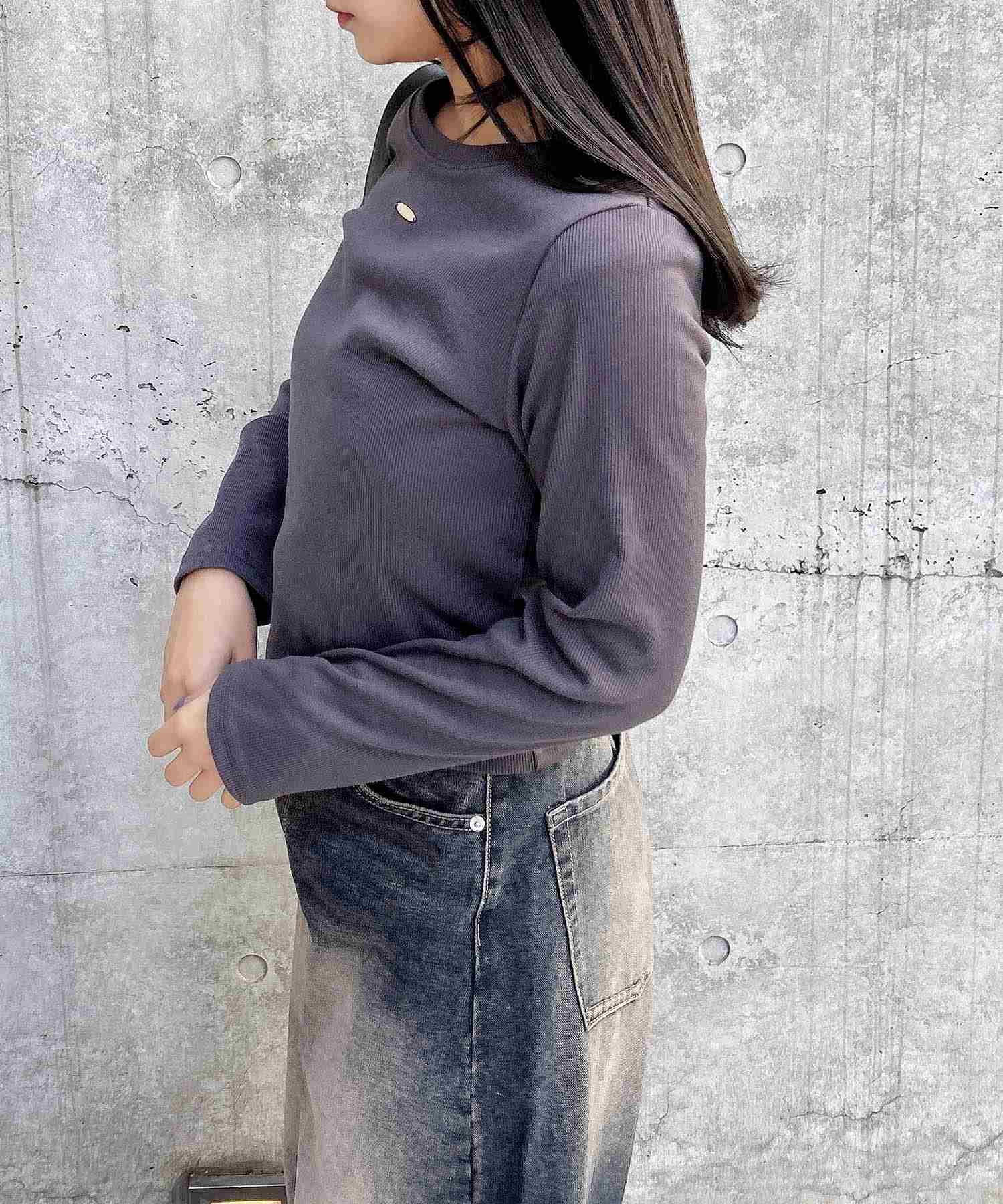 イング INGNI GOLDプレートテレコピタ長袖TEE