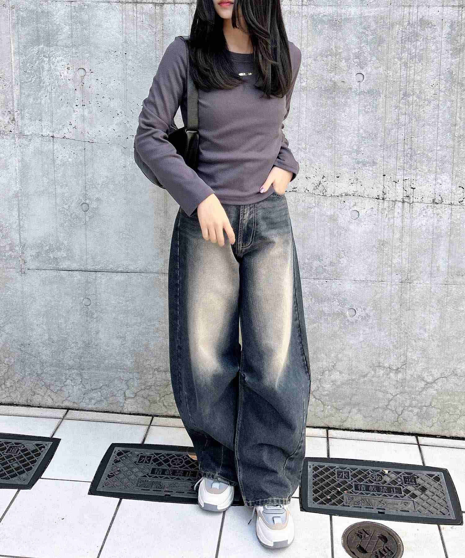 イング INGNI GOLDプレートテレコピタ長袖TEE