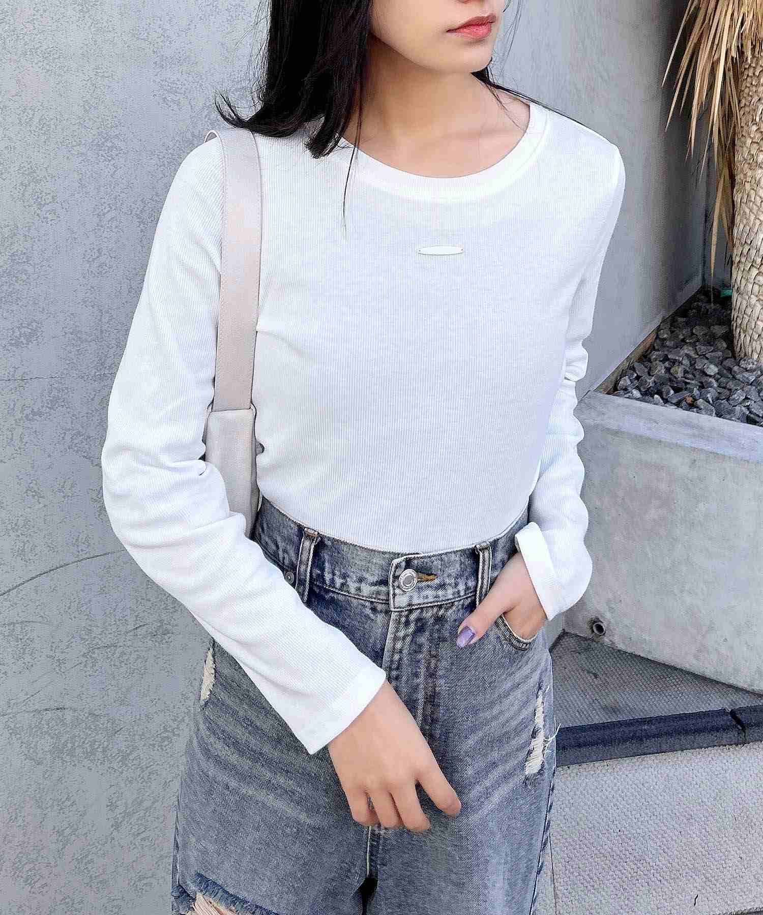 イング INGNI GOLDプレートテレコピタ長袖TEE