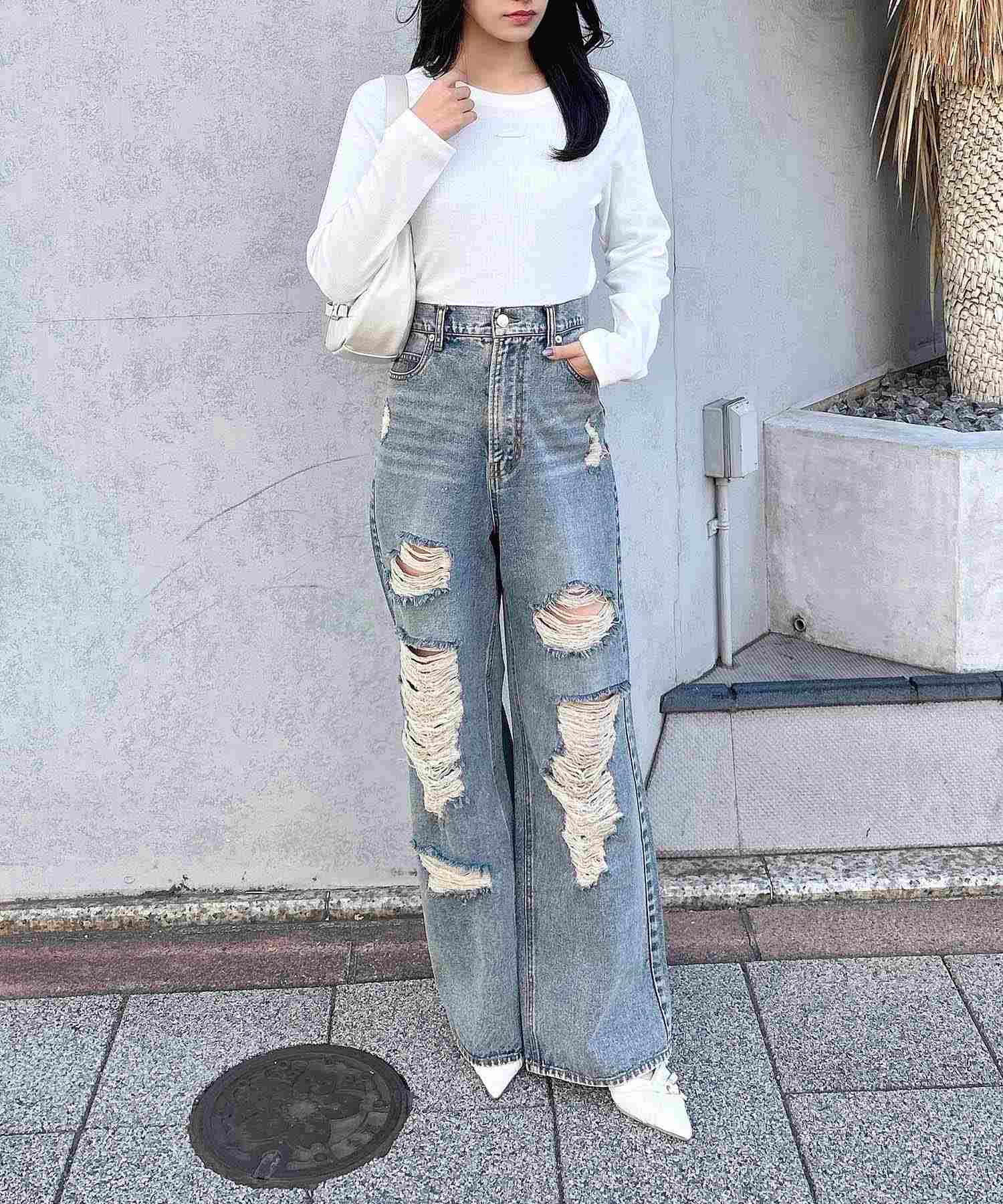 イング INGNI GOLDプレートテレコピタ長袖TEE